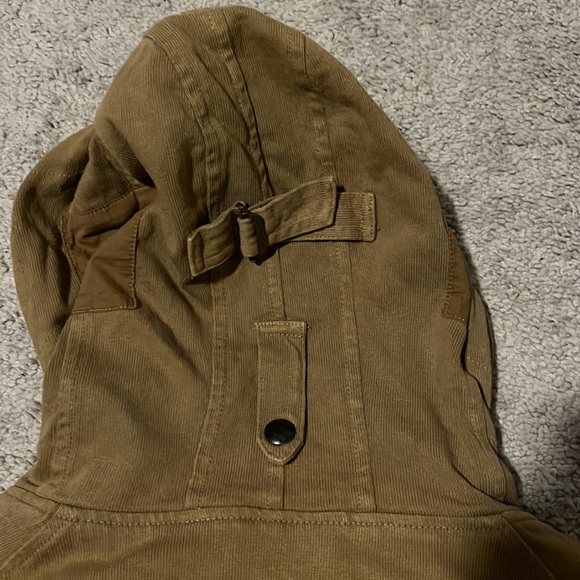 Polo Ralph Lauren Moto Motorcycle jacket hoodie vintage brown mens size XL - Picture 4 of 10